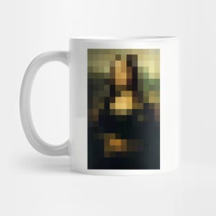 The pixelated MonaLisa Mug